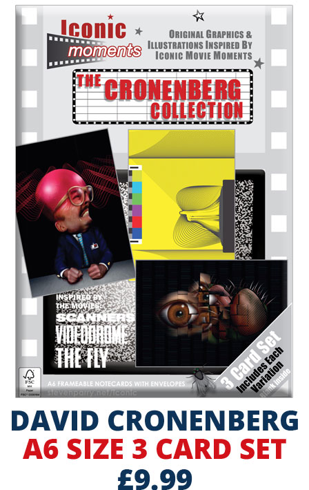 David Cronenberg 3 Card Set